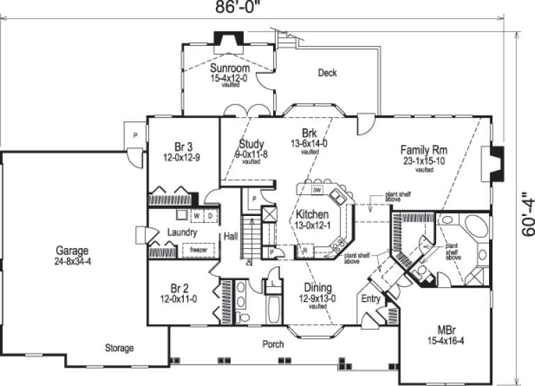 House Plan House Plan #14407 Drawing 1
