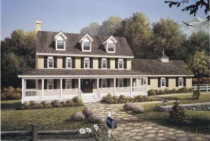 Country House Plan #5633-00094 Elevation Photo