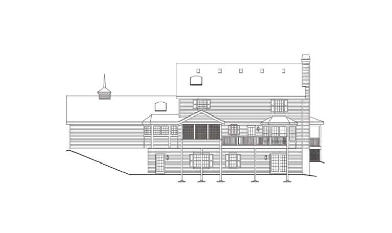 Country House Plan #5633-00094 Elevation Photo
