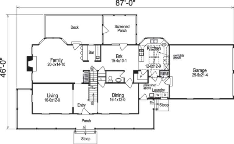 House Plan House Plan #14408 Drawing 1