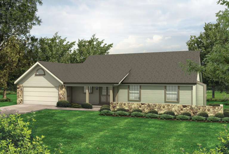 Cottage House Plan #5633-00096 Elevation Photo