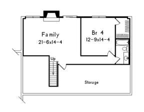 Floorplan 2 for House Plan #5633-00096