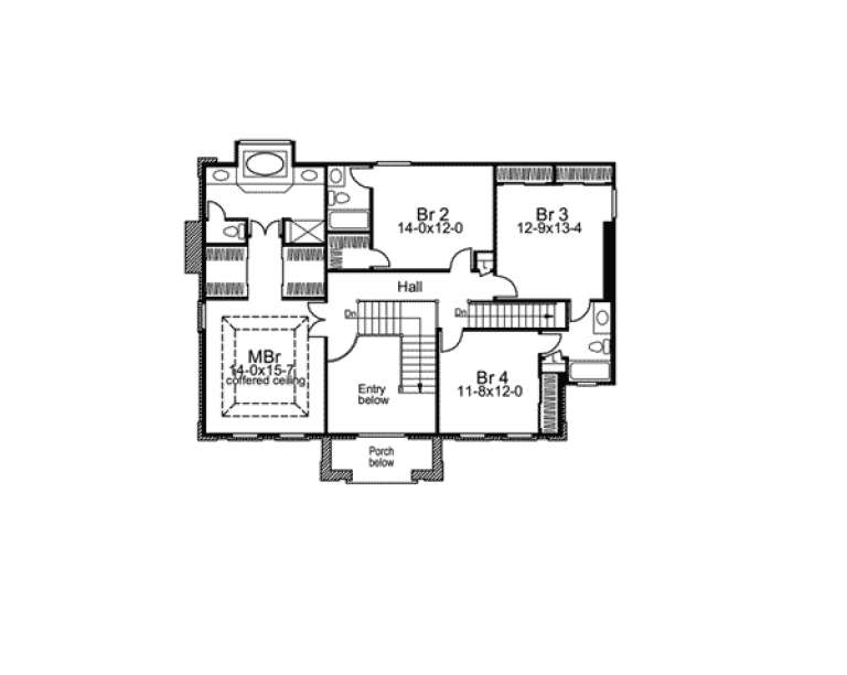 House Plan House Plan #14413 Drawing 2