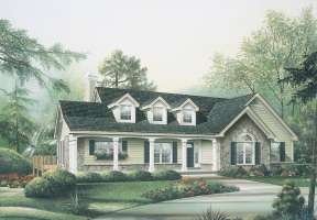 Country House Plan #5633-00100 Elevation Photo
