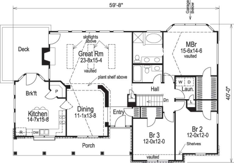 House Plan House Plan #14414 Drawing 1
