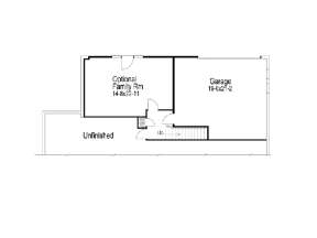 Lower Level for House Plan #5633-00100