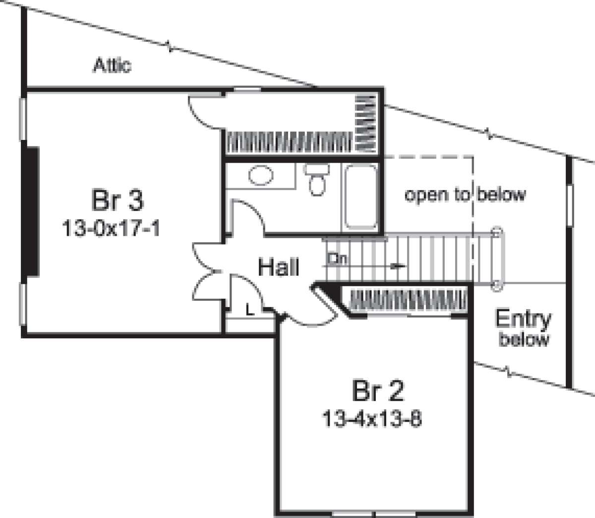 Floorplan 2 for House Plan #5633-00101