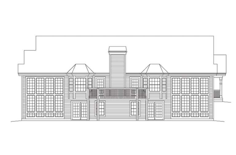 Traditional House Plan #5633-00104 Elevation Photo