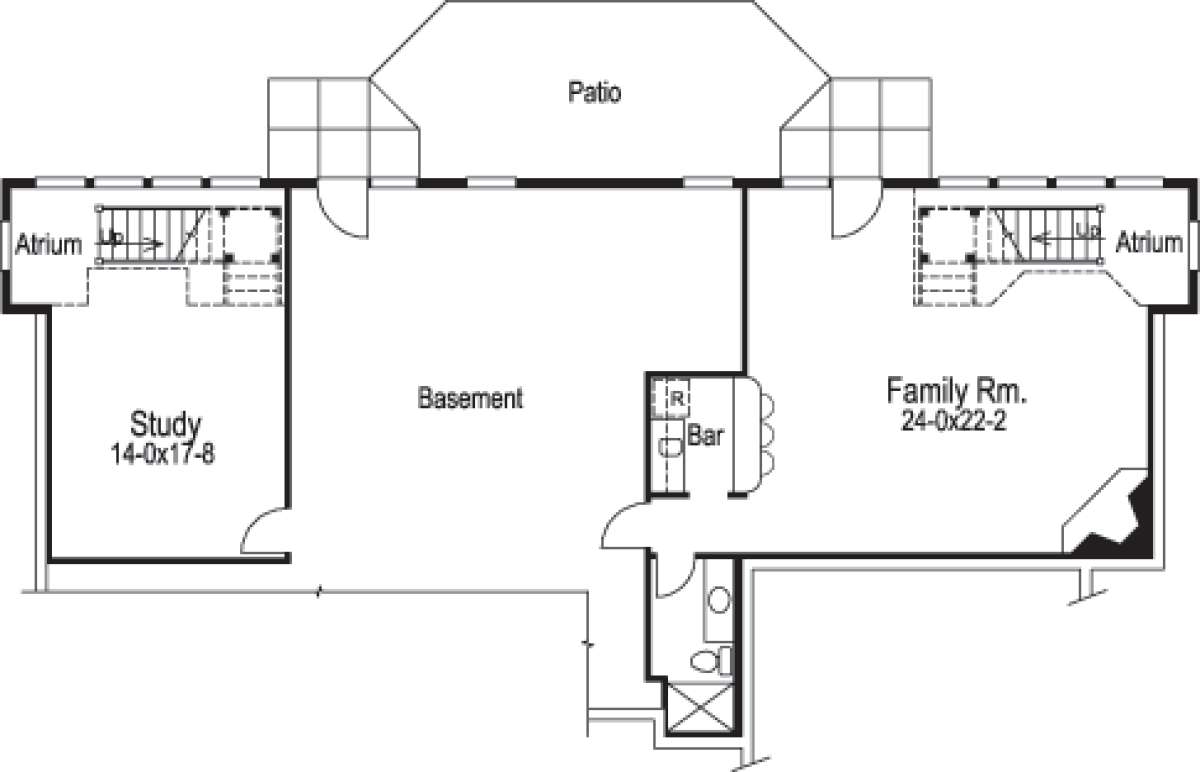 Floorplan 2 for House Plan #5633-00104