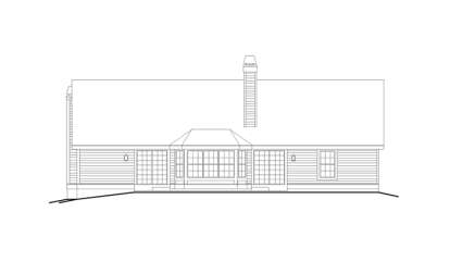 Ranch House Plan #5633-00105 Elevation Photo