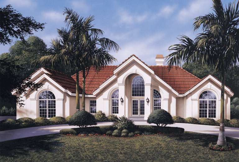 Mediterranean House Plan #5633-00108 Elevation Photo
