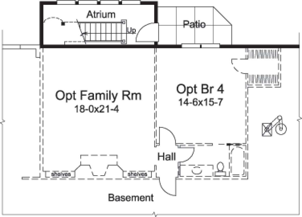 Floorplan 2 for House Plan #5633-00108