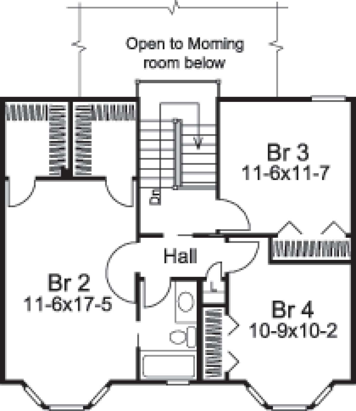 Floorplan 2 for House Plan #5633-00110