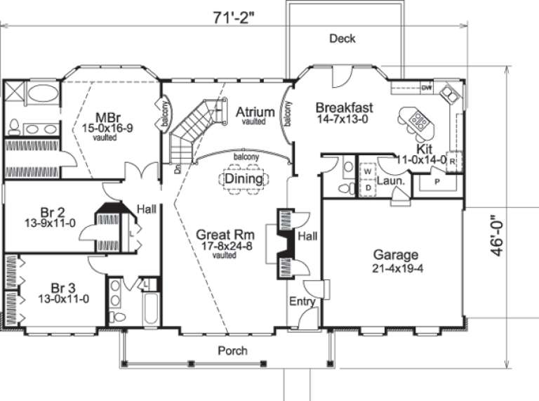 House Plan House Plan #14427 Drawing 1