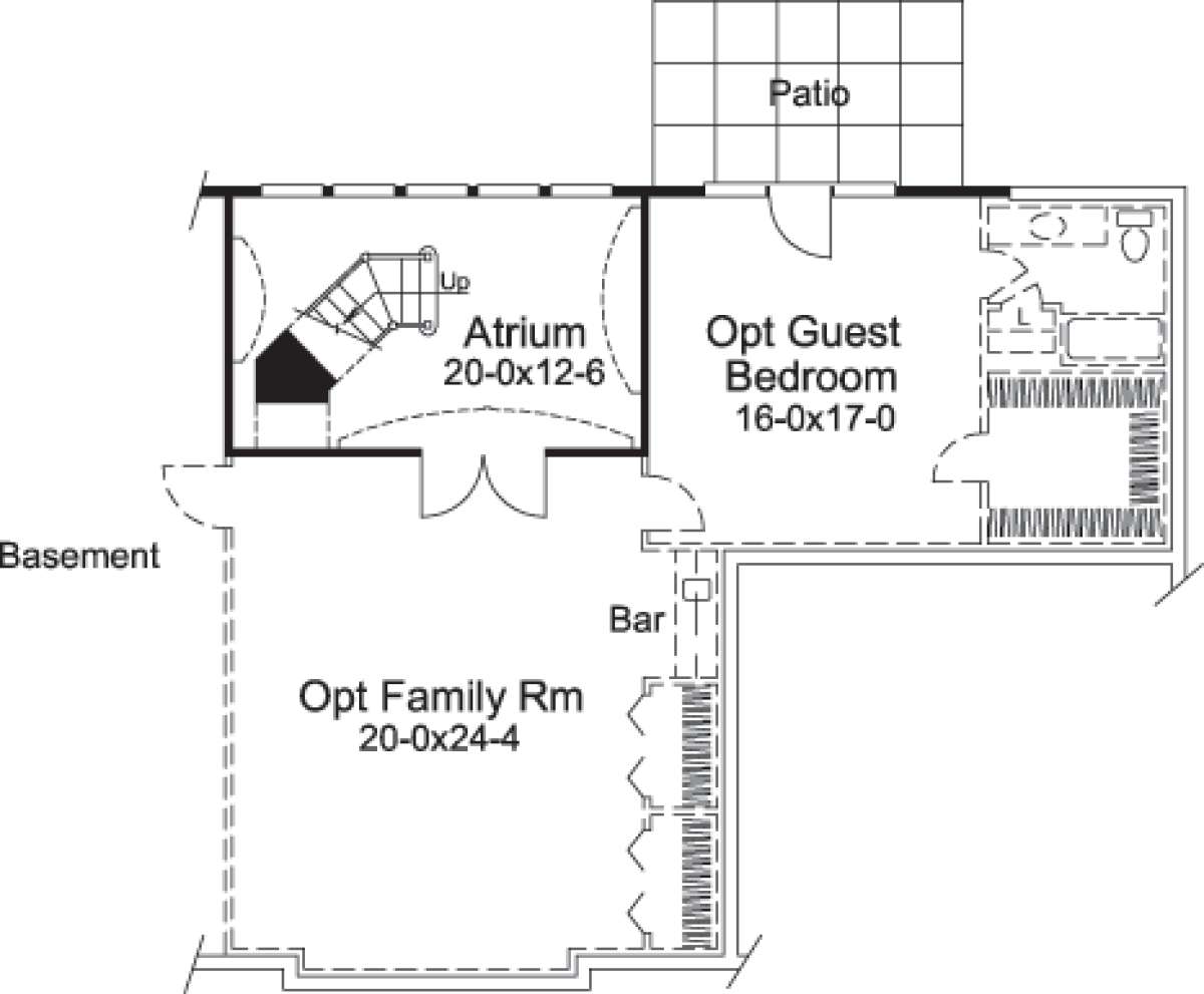Floorplan 2 for House Plan #5633-00111