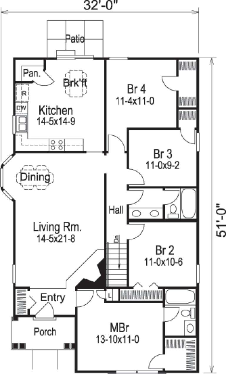 House Plan House Plan #14431 Drawing 1