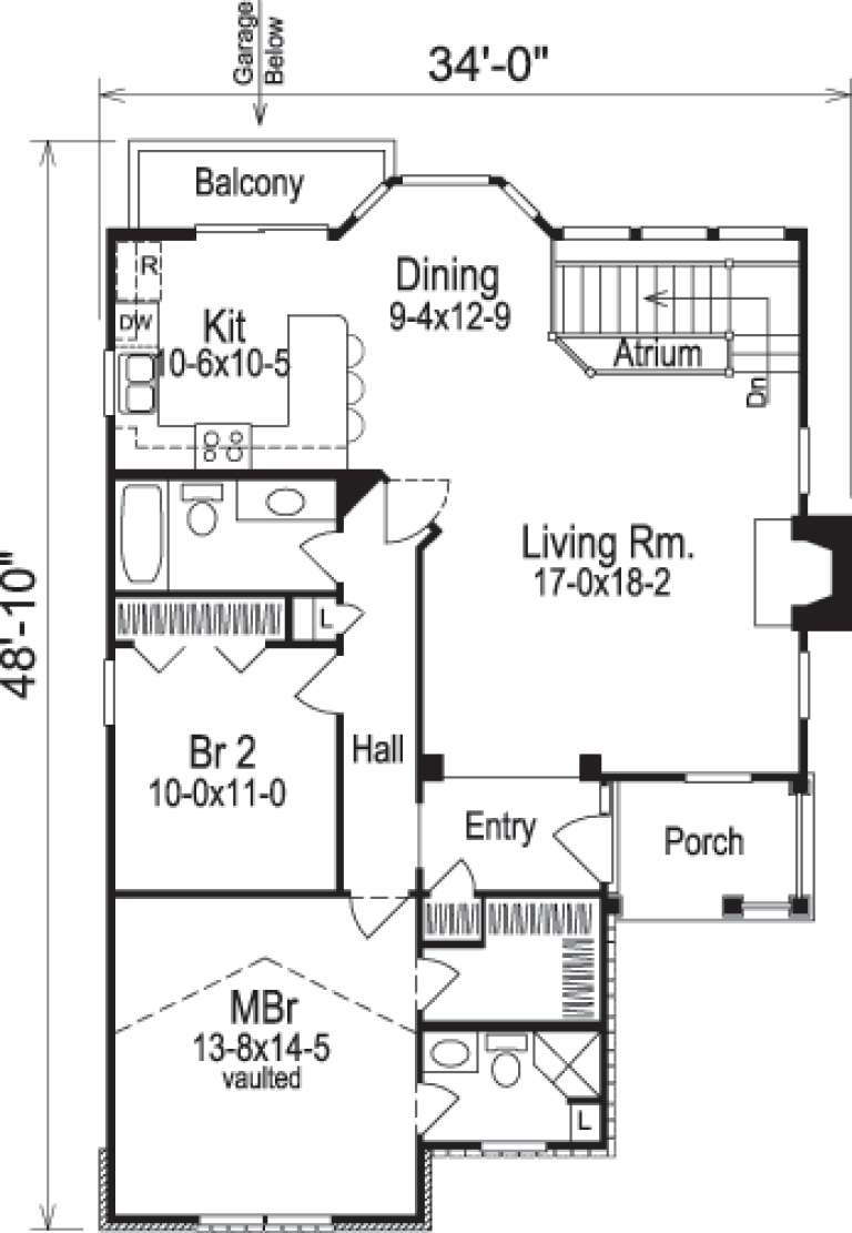 House Plan House Plan #14432 Drawing 1