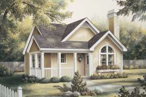 Ranch House Plan #5633-00115 Elevation Photo