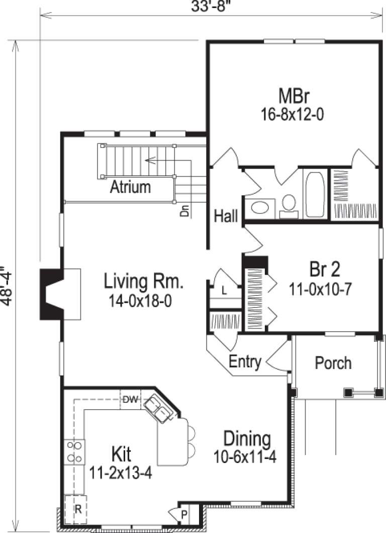 House Plan House Plan #14435 Drawing 1