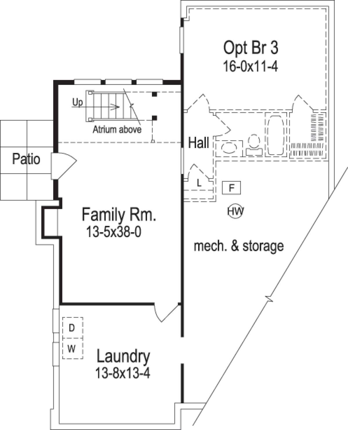 Floorplan 2 for House Plan #5633-00116