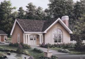 Ranch House Plan #5633-00117 Elevation Photo