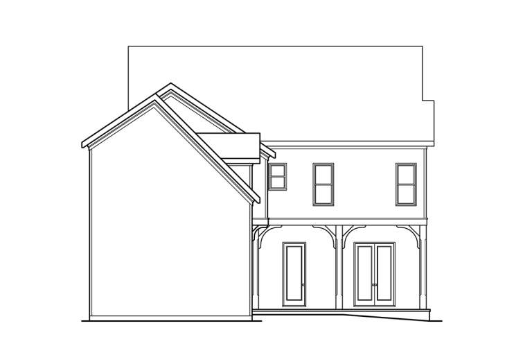 European House Plan #009-00205 Elevation Photo