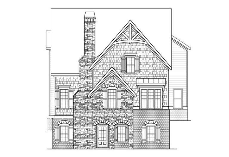 European House Plan #009-00205 Additional Photo