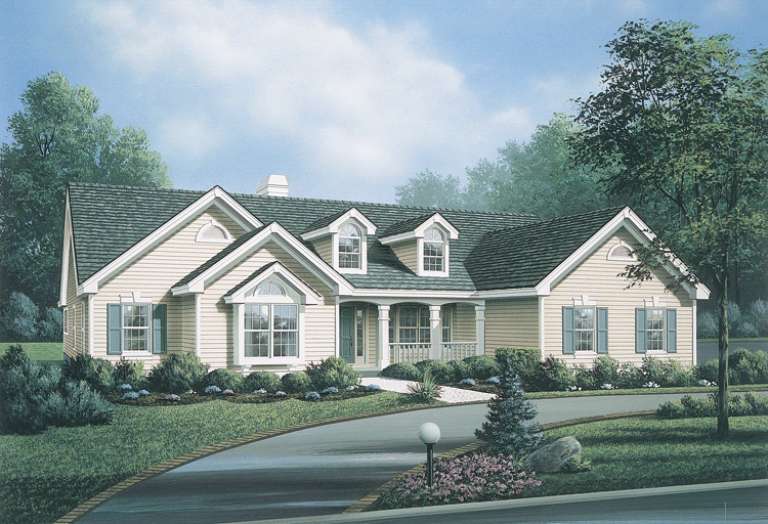 House Plan House Plan #14445 Front Elevation