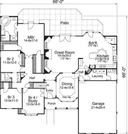 House Plan House Plan #14445 Drawing 1