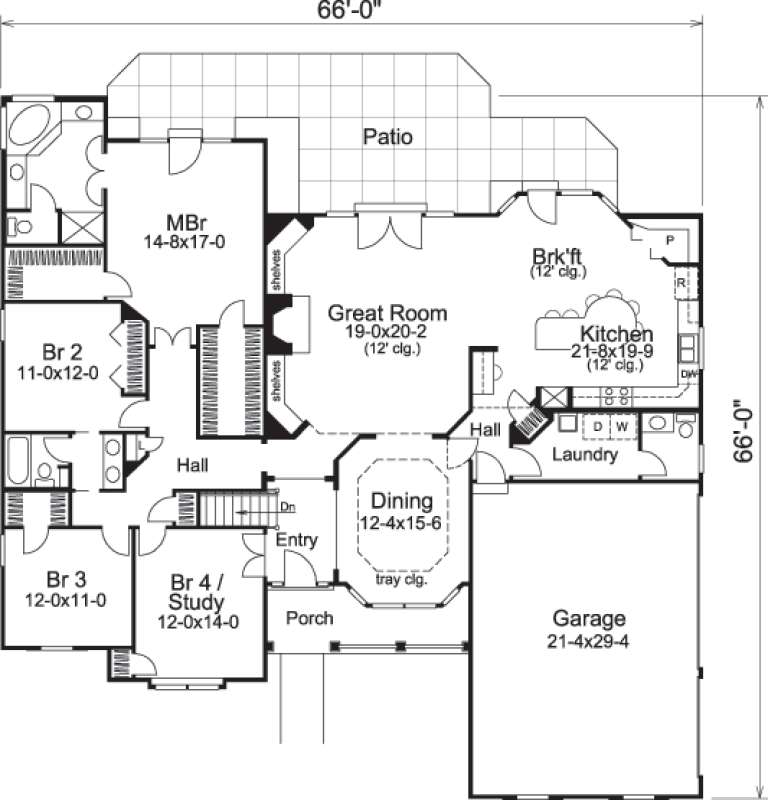 House Plan House Plan #14445 Drawing 1