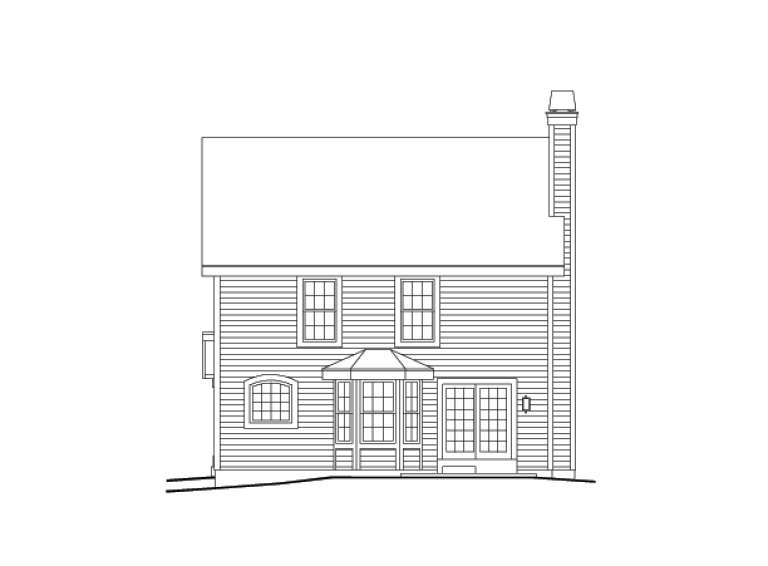 Small House Plan #5633-00124 Elevation Photo