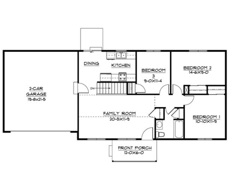 House Plan House Plan #14448 Drawing 1