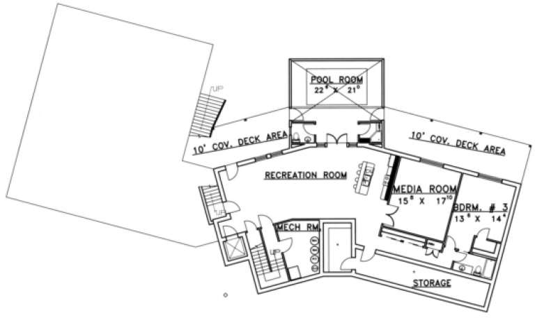House Plan House Plan #1445 Drawing 1