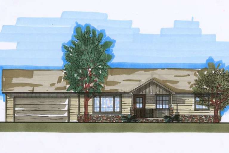 House Plan House Plan #14450 Front Elevation