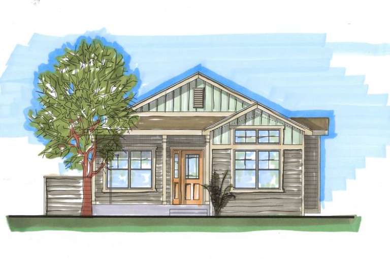 House Plan House Plan #14451 Front Elevation