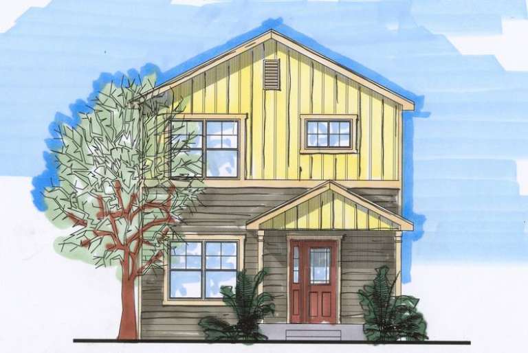 Craftsman House Plan #5631-00029 Elevation Photo