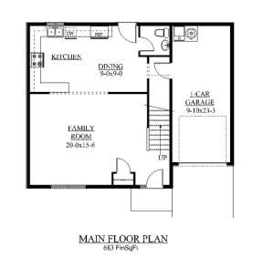 Floorplan 1 for House Plan #5631-00030