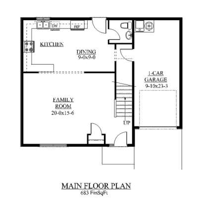 Floorplan 1 for House Plan #5631-00030