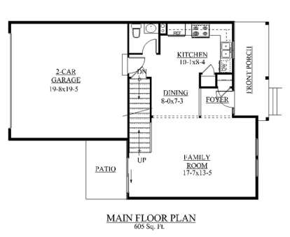 Floorplan 1 for House Plan #5631-00031