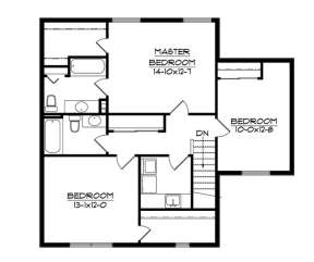 Floorplan 2 for House Plan #5631-00034