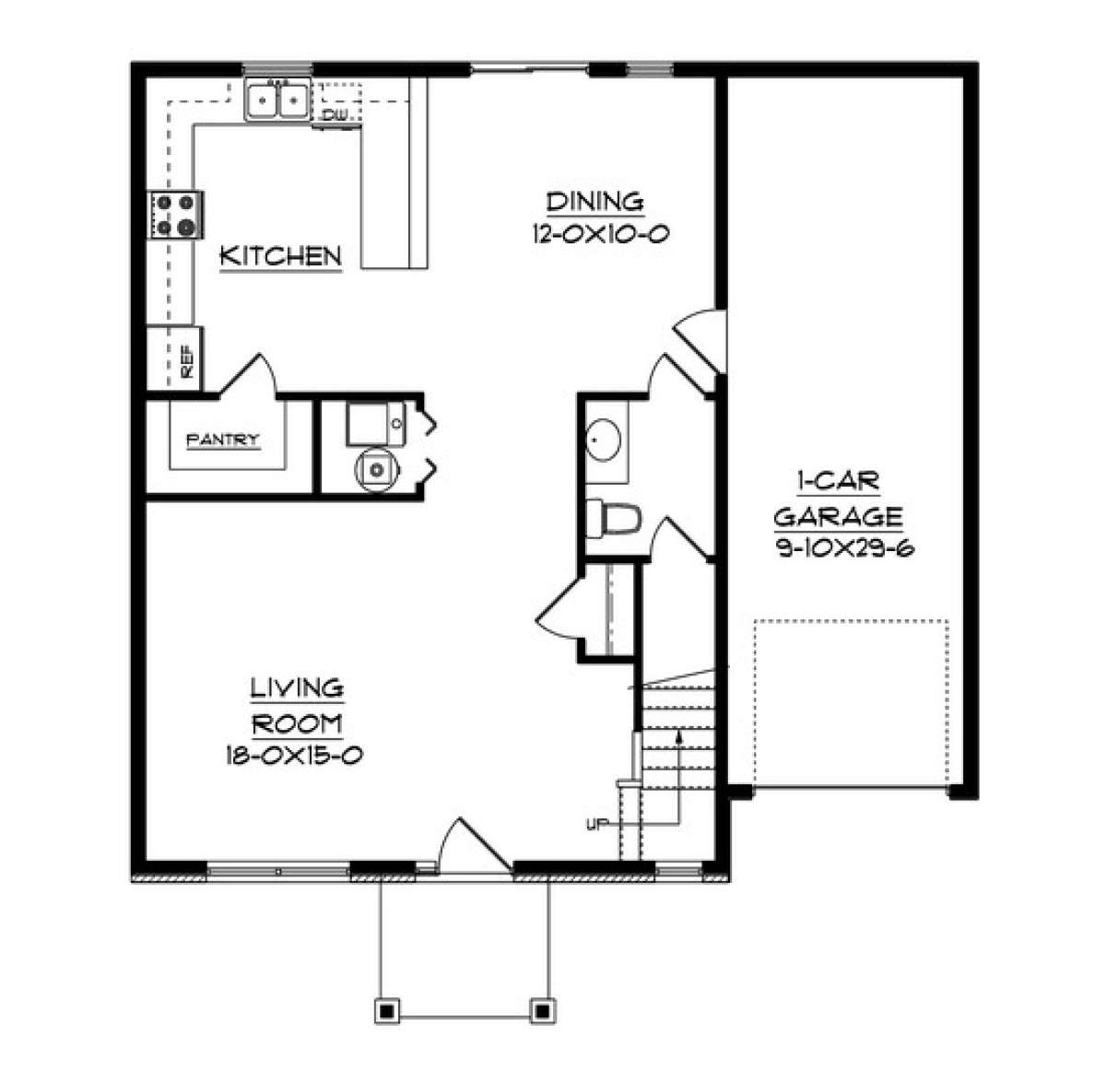 Floorplan 1 for House Plan #5631-00035