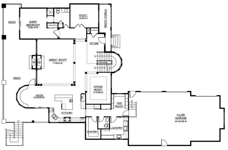 House Plan House Plan #14460 Drawing 1