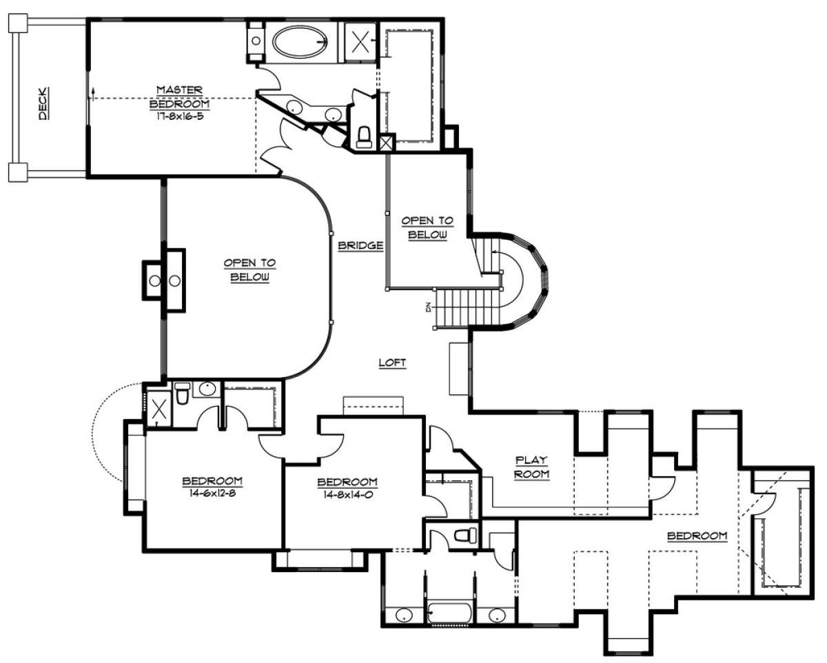 Floorplan 2 for House Plan #5631-00037