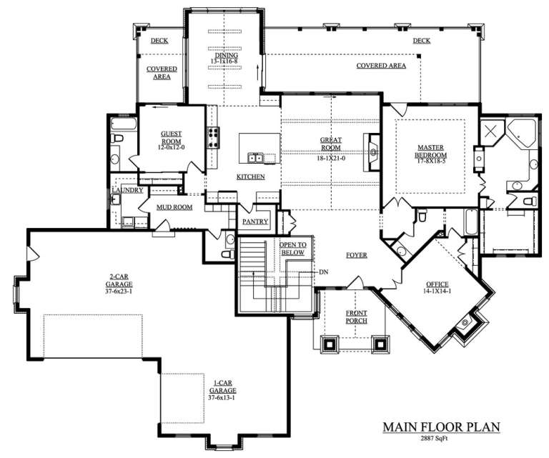 House Plan House Plan #14463 Drawing 1