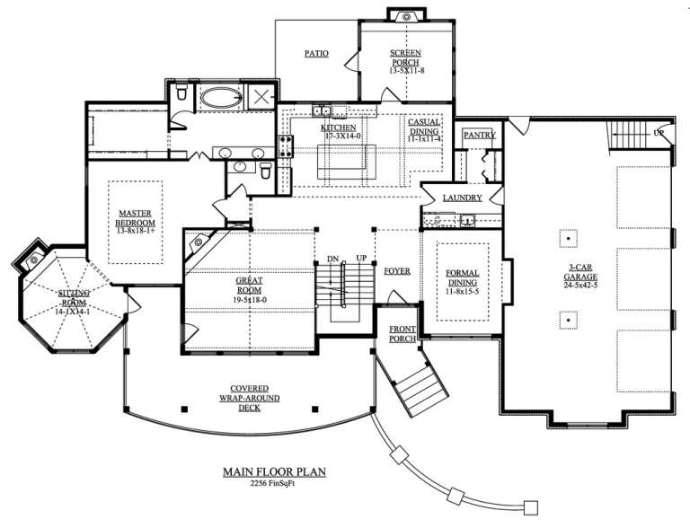House Plan House Plan #14466 Drawing 1