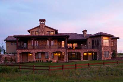 Luxury House Plan #5631-00043 Elevation Photo