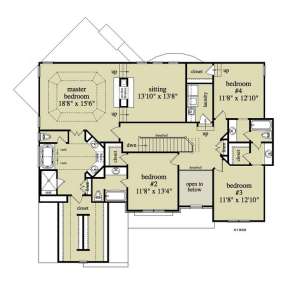 Floorplan 2 for House Plan #957-00053