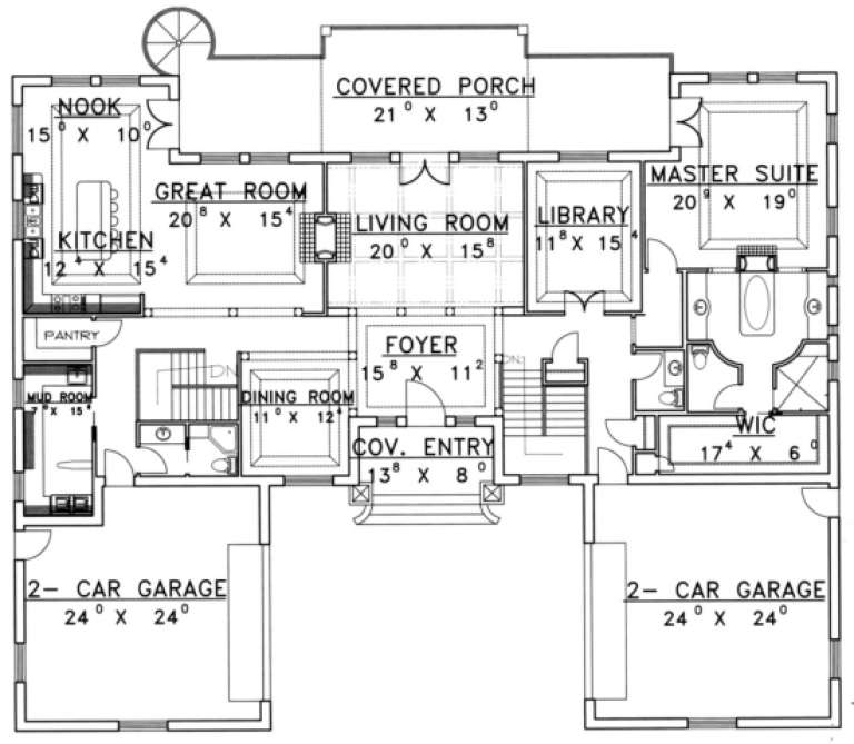 House Plan House Plan #1447 Drawing 2