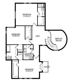 Floorplan 2 for House Plan #5631-00044