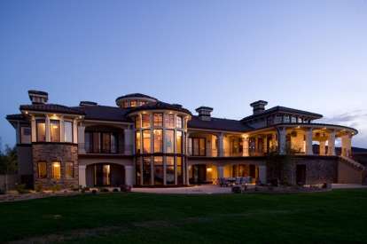 Mediterranean House Plan #5631-00045 Elevation Photo